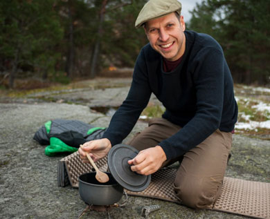 Intervju med Eric Tornblad om turmat och hans kokböcker
