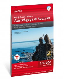 Høyfjellskart Lofoten: Austvågøya – Svolvær 1:30 000
