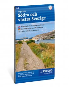 Vägkarta Södra & Västra Sverige 1:350 000