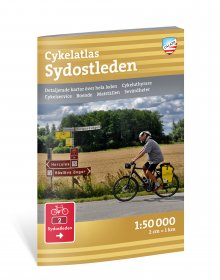 Cykelatlas Sydostleden 1:50.000