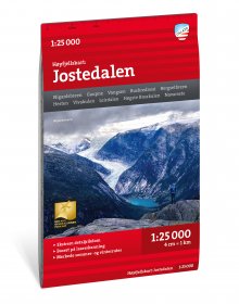 Høyfjellskart Jostedalen