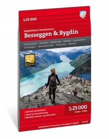 Høyfjellskart Jotunheimen: Besseggen & Bygdin