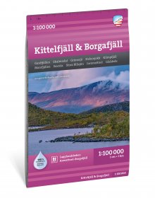 Kittelfjäll Borgafjäll karta