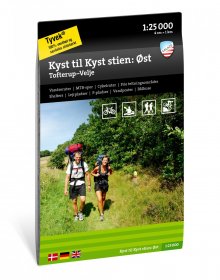 Kyst till Kyst stien – Øst 1:25.000