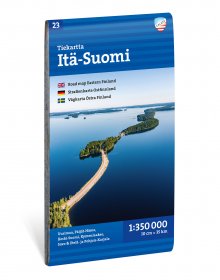 Tiekartta Itä-Suomi 1:350 000