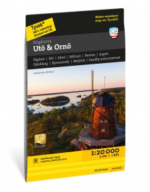 Karta över Utö och Ornö