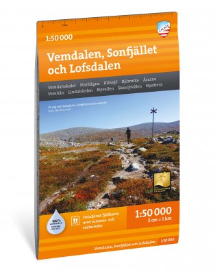 Vemdalen, Sonfjället & Lofsdalen 1:50.000