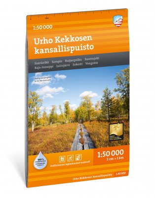 Urho Kekkosen kansallispuisto 1:50 000