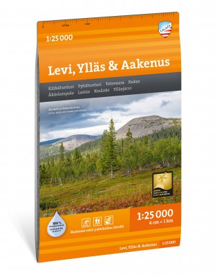 Levi Ylläs & Aakenus 1:25.000