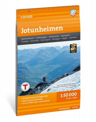 Turkart Jotunheimen 1:50 000