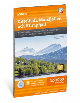 Kittelfjäll, Marsfjällen & Klimpfjäll 1:50.000