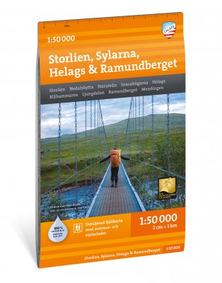 Storlien, Sylarna, Helags & Ramundberget 1:50 000
