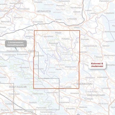 Kolovesi & Joutenvesi 1:25 000