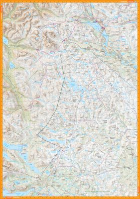 Treriksröset, Abisko & Kiruna 1:100 000