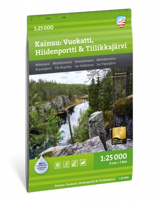 Kainuu: Vuokatti, Hiidenportti & Tiilikkajärvi 1:25 000