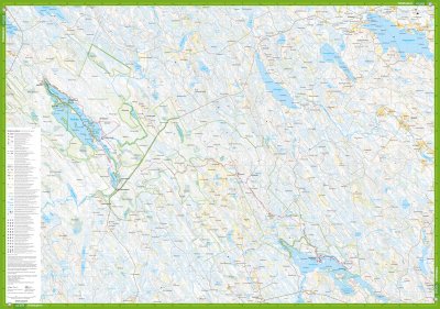 Kainuu: Vuokatti, Hiidenportti & Tiilikkajärvi 1:25 000
