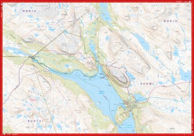 Kilpisjärvi, Saana & Halti 1:50 000/1:25 000