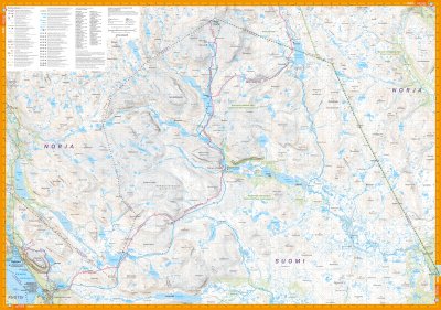 Kilpisjärvi, Saana & Halti 1:50 000/1:25 000