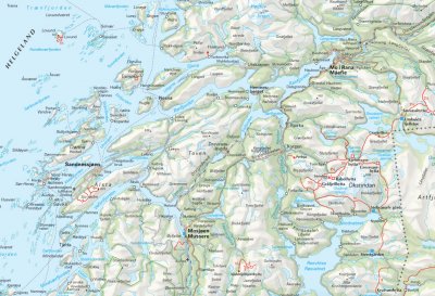 DNT Planleggingskart Midt-Norge