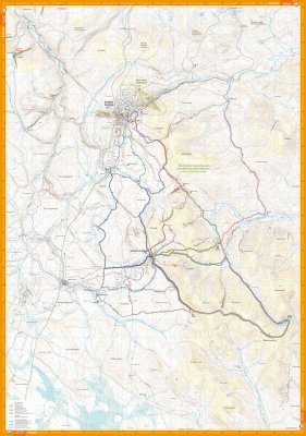 Kiilopää ja Saariselkä- Retkeilyopas & tunturikartta 
