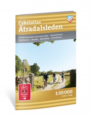 Cykelatlas Ätradalsleden 1:50.000