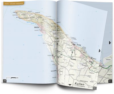 Cykelatlas Kattegattleden 1:50.000