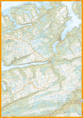 Turkart Fjordruta 1:50.000