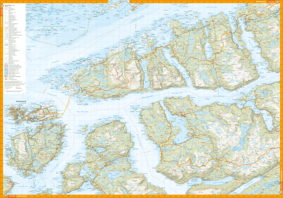 Turkart Fjordruta 1:50.000