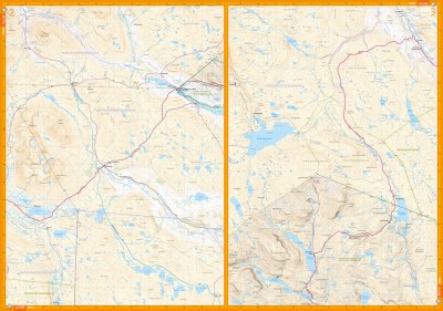 Halti Kilpisjärvi Pältsa 1:50 000