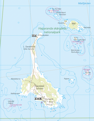 Haparanda skärgård 1:50.000
