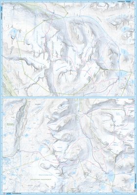 Høyfjellskart Høgruta 1:25 000