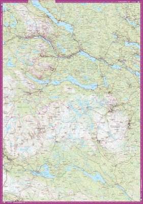 Jämtlandsfjällen 1:100 000