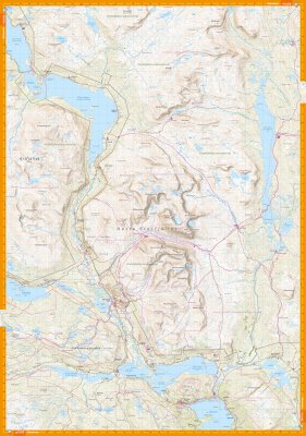 Kungsleden: Ammarnäs–Hemavan 1:50 000