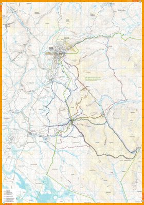 Kiilopää ja Saariselkä - Retkeilyopas & tunturikartta 