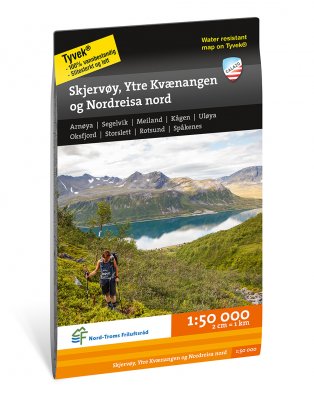 Turkart Skjervøy, Ytre Kvænangen, Nordreisa Nord 1:50.000