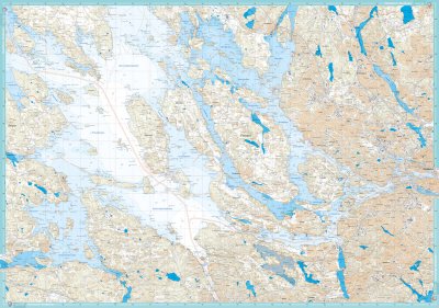 Skridskokarta Mälaren 1:50.000