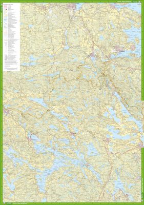 Södertälje Gnesta Åkers styckebruk 1:50 000