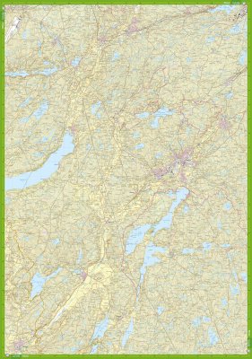 Södra Göteborg 1:50.000