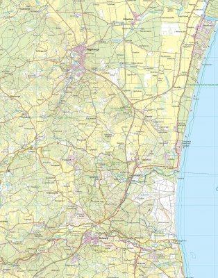 Sydöstra Skåne 1:50.000