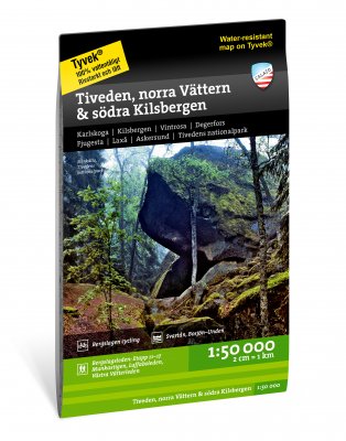 Tiveden, Norra Vättern & södra Kilsbergen 1:50.000
