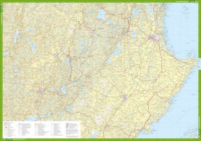 Trollhättan Vänersborg & Kroppefjäll 1:50 000