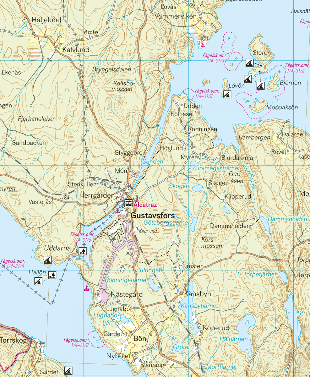 Dalslands kanal 1:50.000 - Kartor - Calazo.se